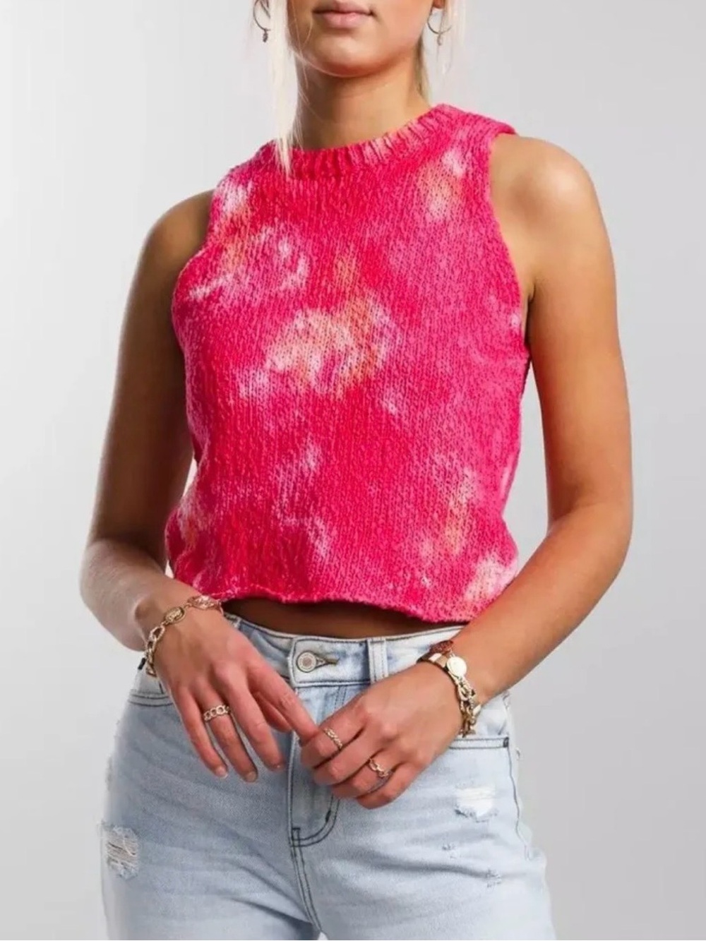 Tie Dye Sweater Tank
